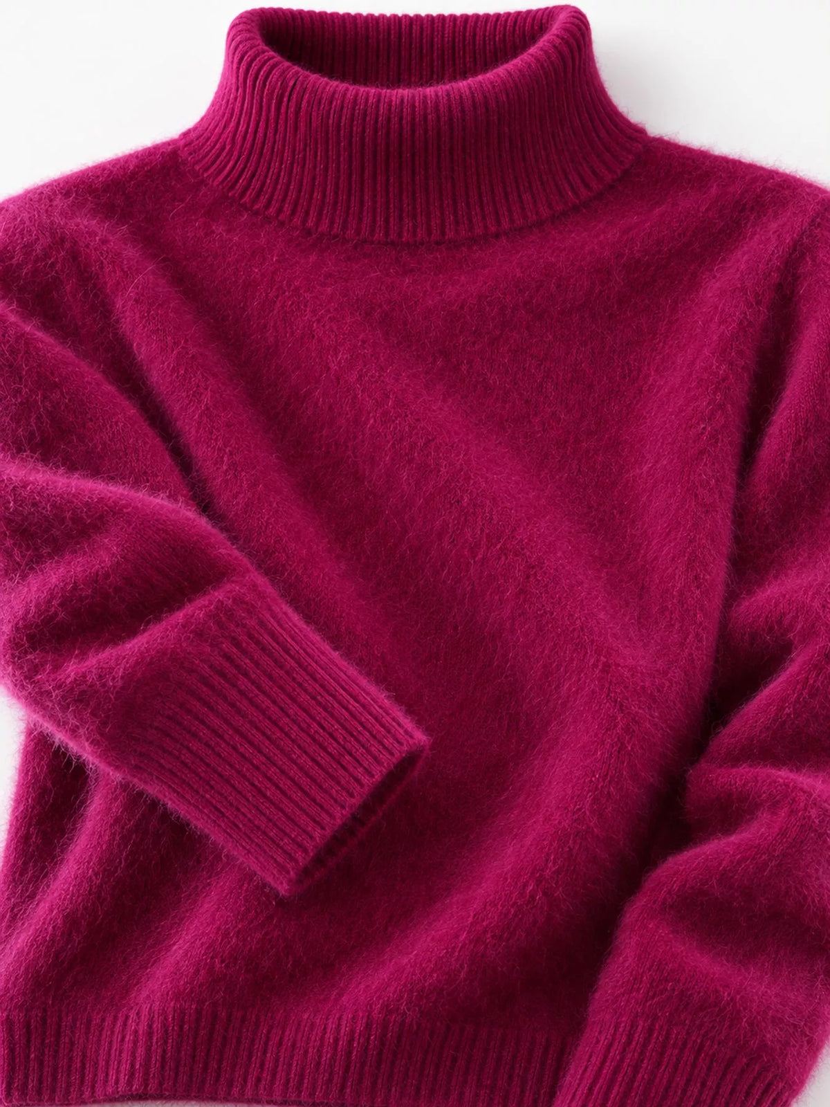 Full Size Turtleneck Long Sleeve Sweater Plus Size