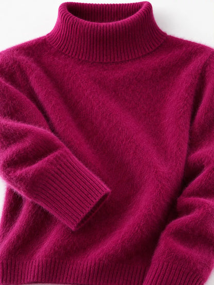 Full Size Turtleneck Long Sleeve Sweater Plus Size