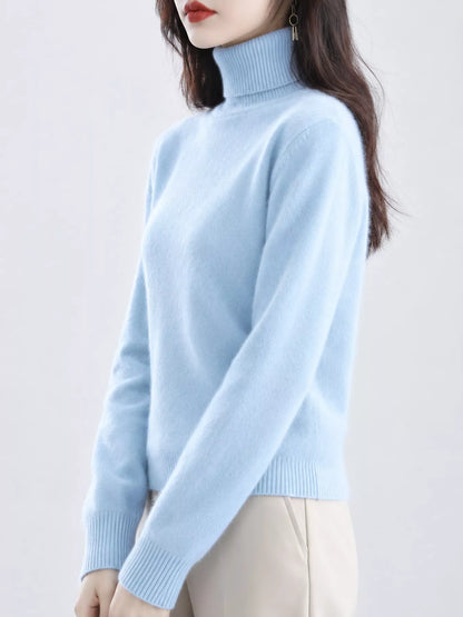 Full Size Turtleneck Long Sleeve Sweater Plus Size