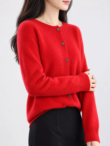 Button-Down Long Sleeve Cardigan