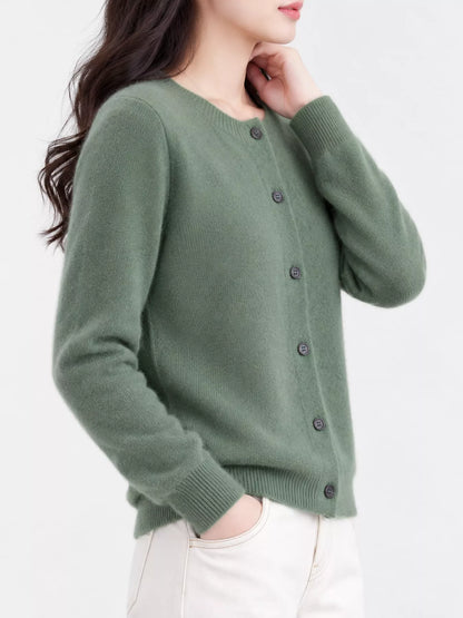 Button-Down Long Sleeve Cardigan