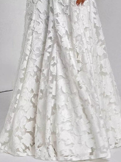 Backless Lace Maxi Dress