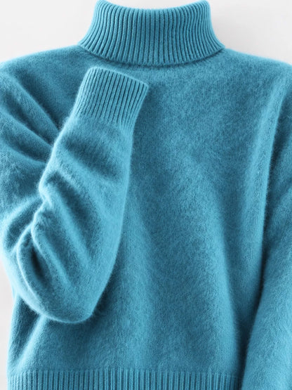 Full Size Turtleneck Long Sleeve Sweater Plus Size
