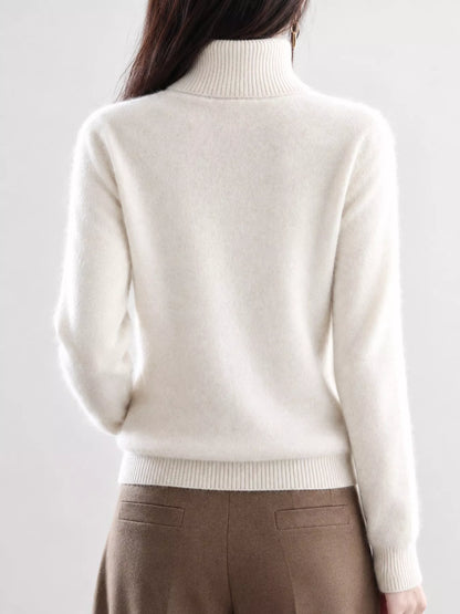 Full Size Turtleneck Long Sleeve Sweater Plus Size