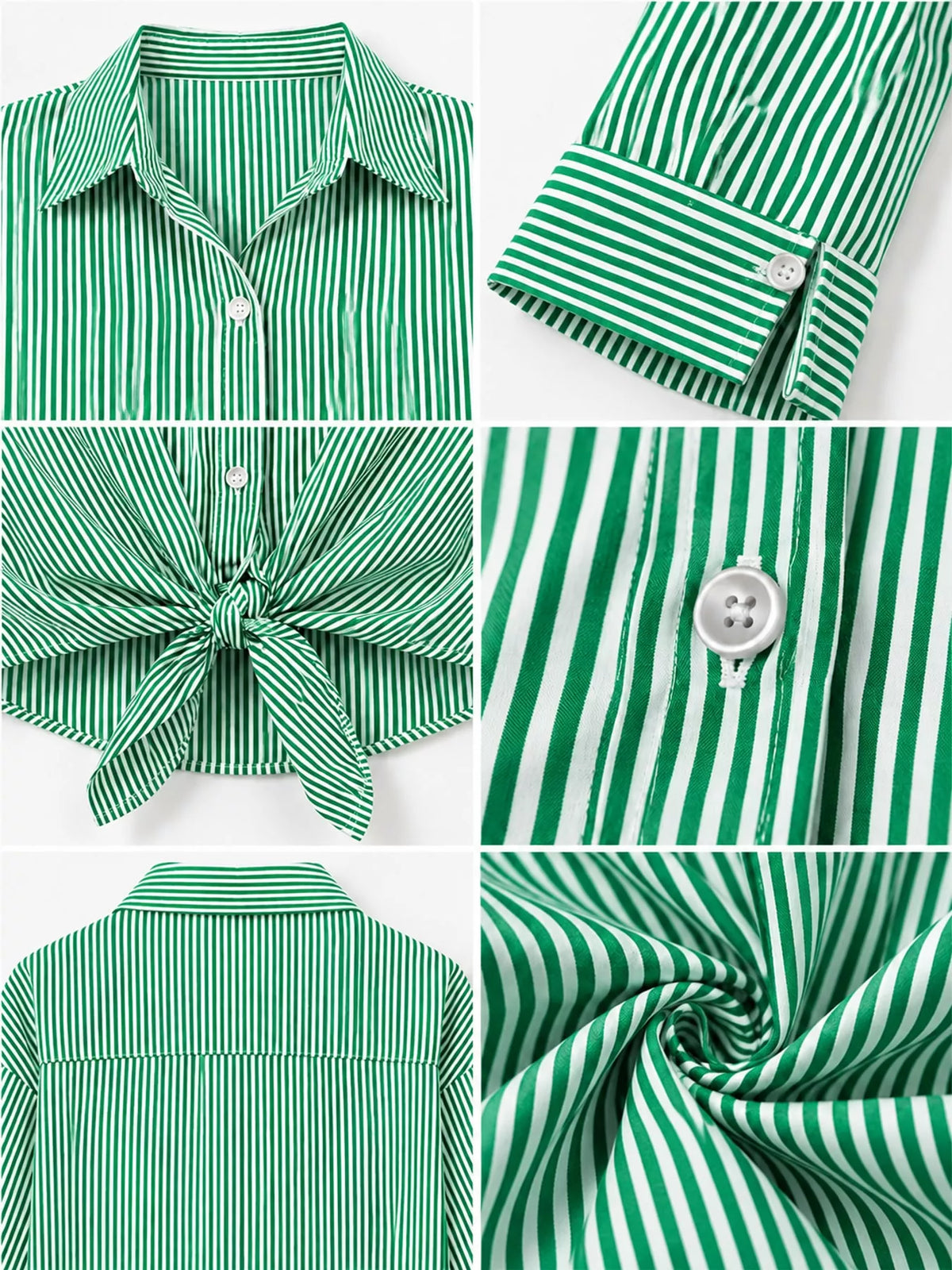 Casual Striped Button-Down Shirt