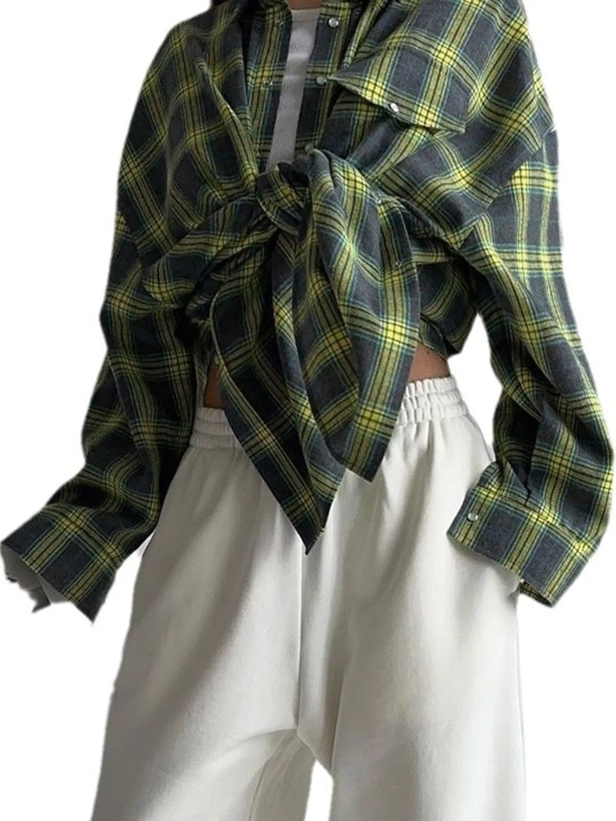 Plaid Button Up Shirt