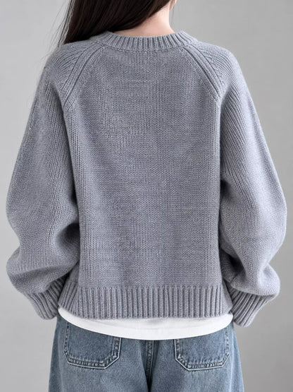 Ribbed Hem Zip-Up Cardigan