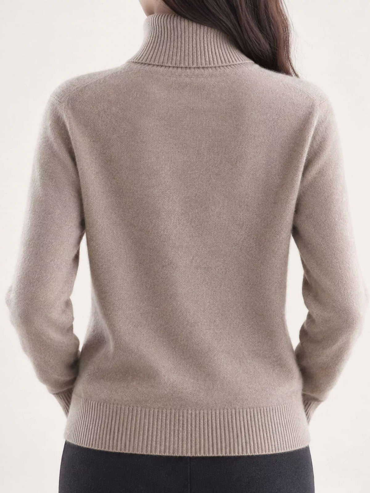 Full Size Turtleneck Long Sleeve Sweater Plus Size