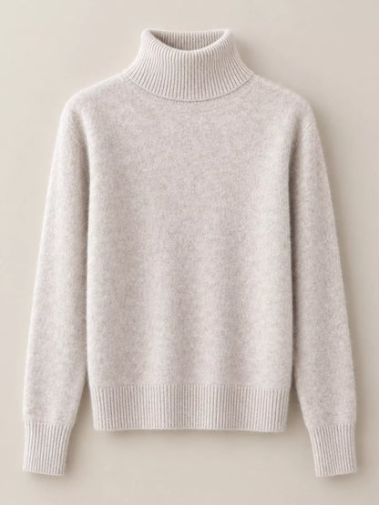 Full Size Turtleneck Long Sleeve Sweater Plus Size