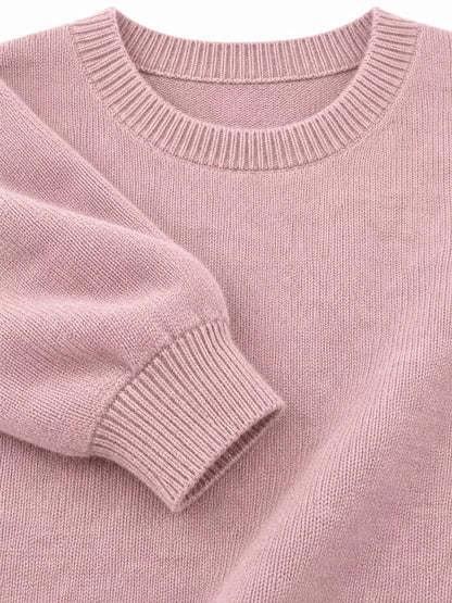 Full Size Classic Crew Neck Sweater Plus Size