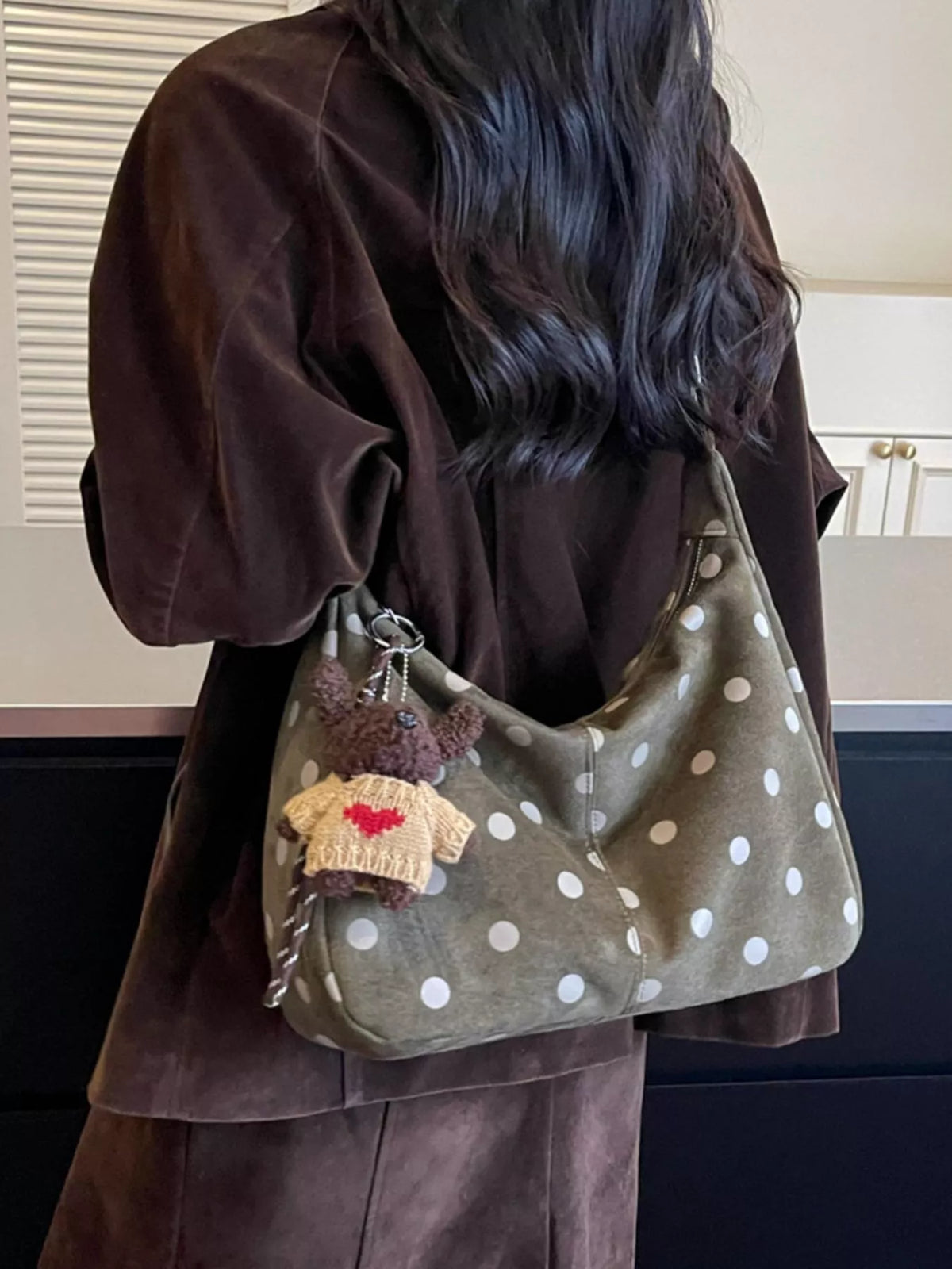 Polka Dot Shoulder Bag
