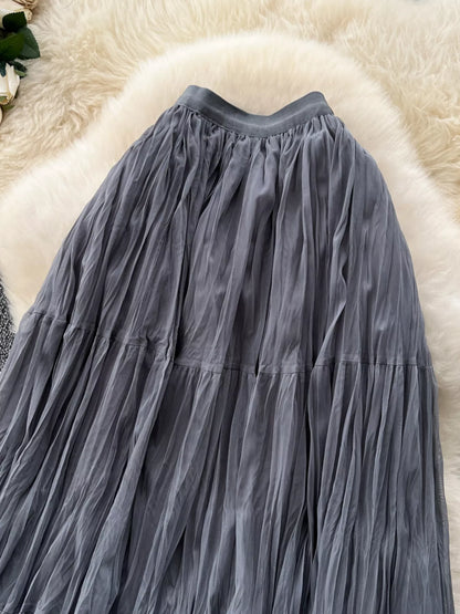Tiered Tulle Skirt