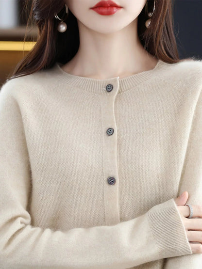 Button-Down Long Sleeve Cardigan
