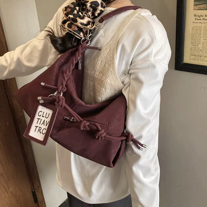 Knot-Detail Shoulder Bag