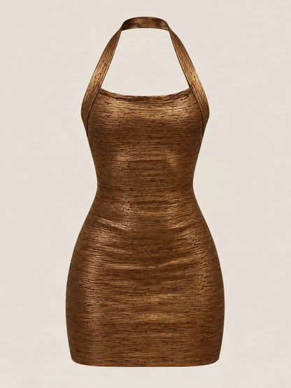 Halter Neck Bodycon Dress