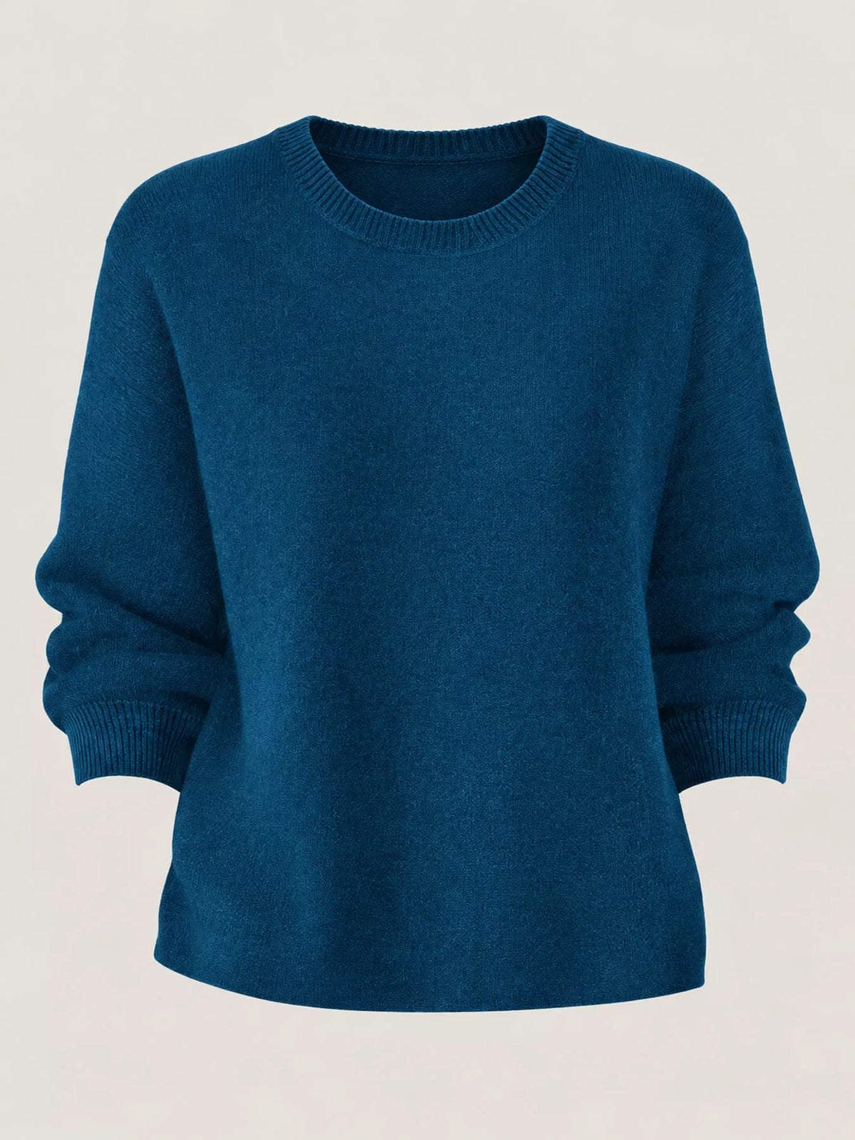 Full Size Classic Crew Neck Sweater Plus Size
