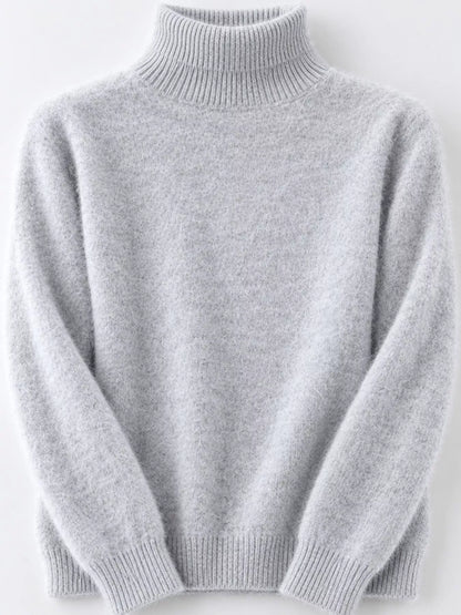 Full Size Turtleneck Long Sleeve Sweater Plus Size