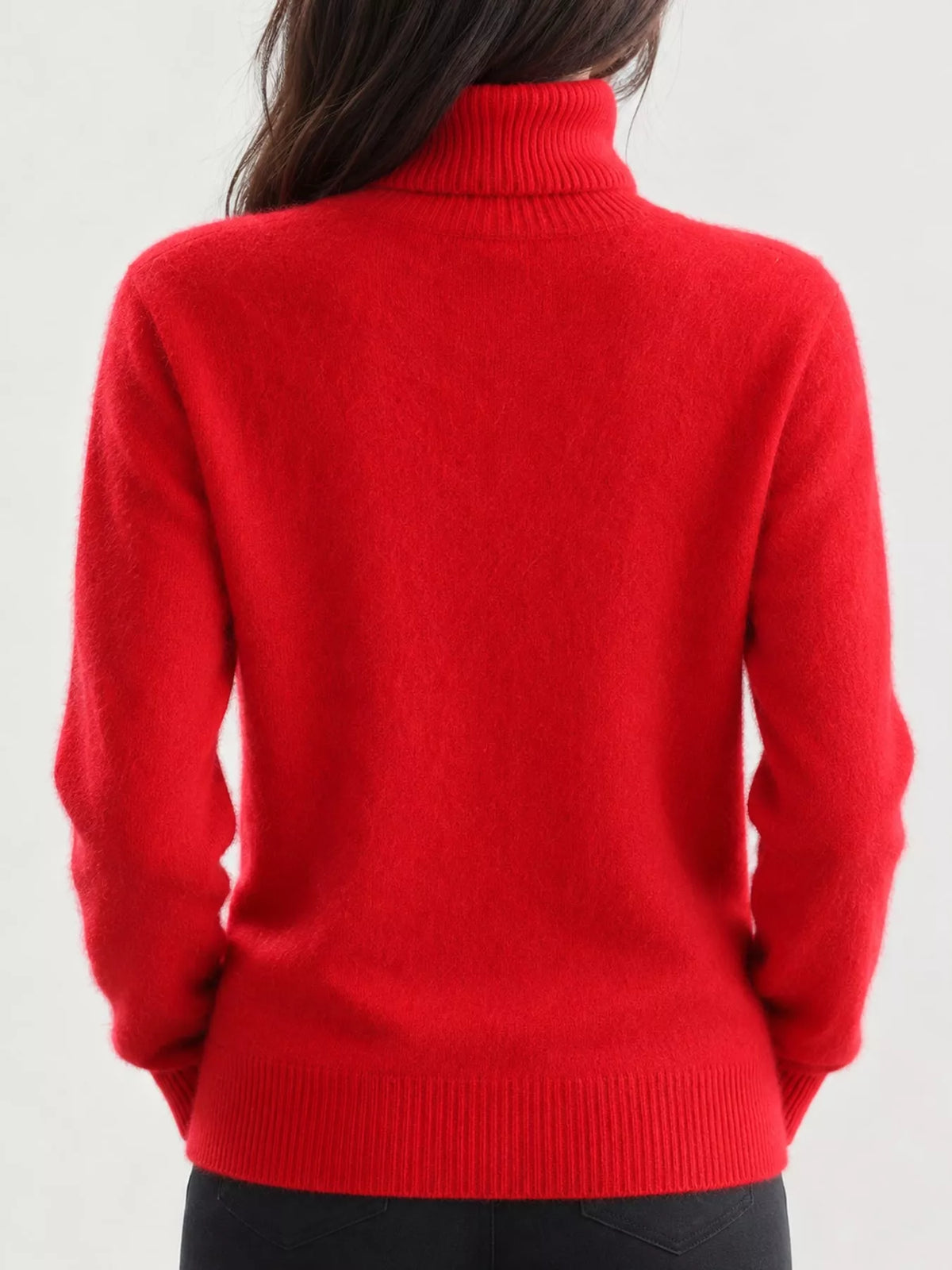 Full Size Turtleneck Long Sleeve Sweater Plus Size