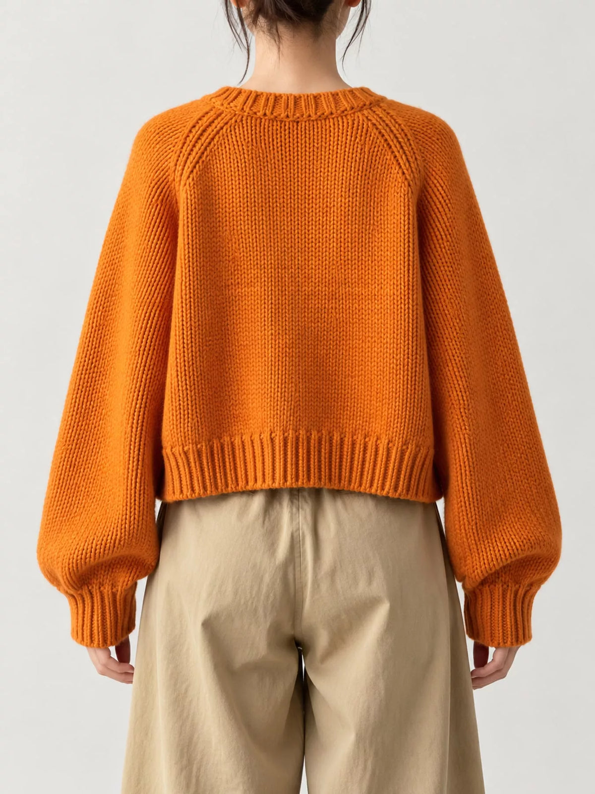 Ribbed Hem Zip-Up Cardigan