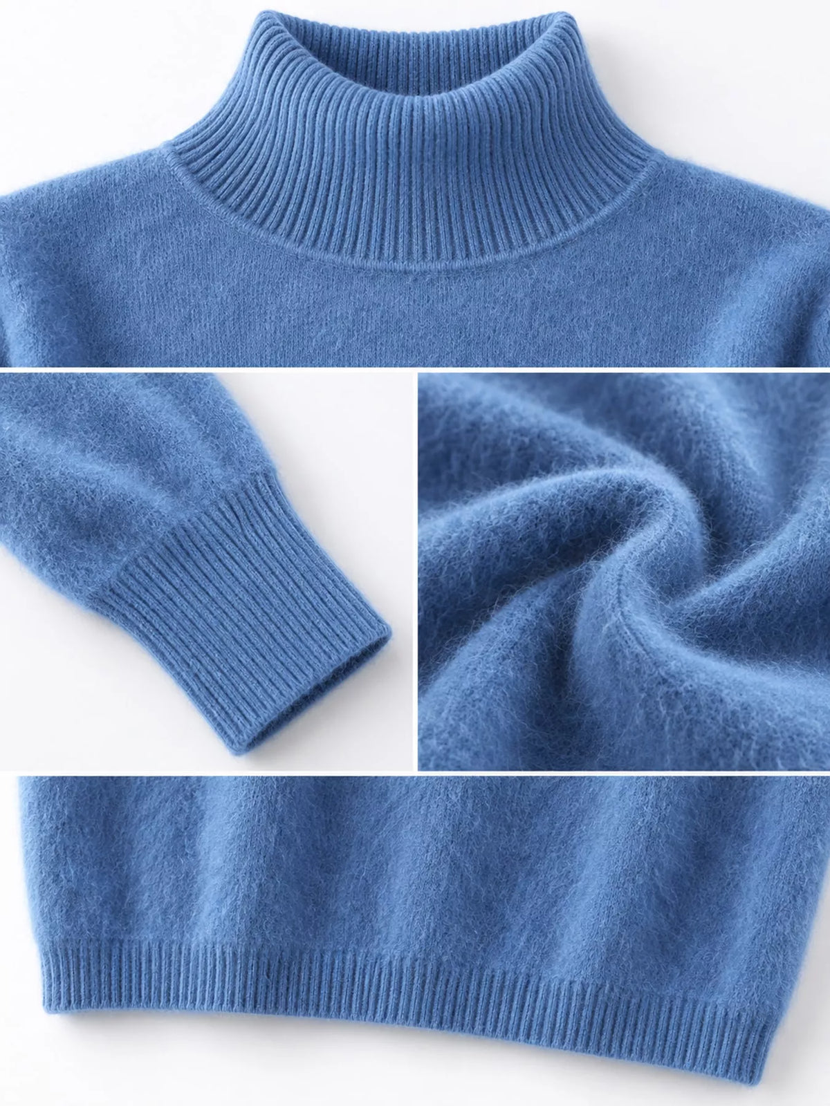 Full Size Turtleneck Long Sleeve Sweater Plus Size