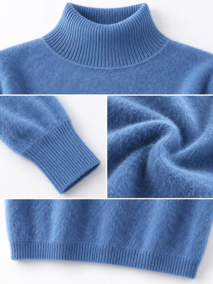 Full Size Turtleneck Long Sleeve Sweater Plus Size