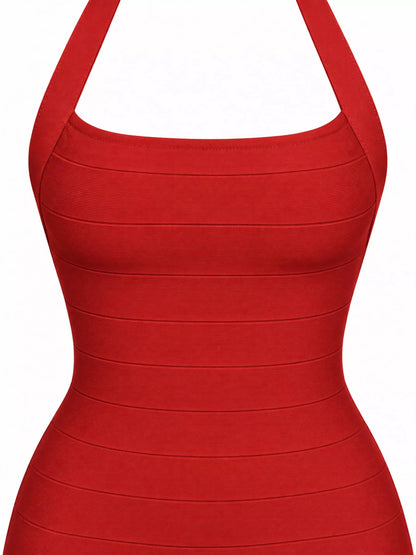 Halter Neck Bodycon Dress