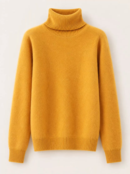 Full Size Turtleneck Long Sleeve Sweater Plus Size