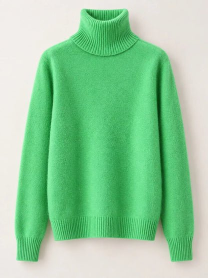 Full Size Turtleneck Long Sleeve Sweater Plus Size