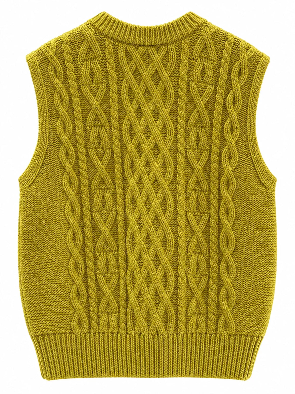 Cable-Knit Sweater Vest