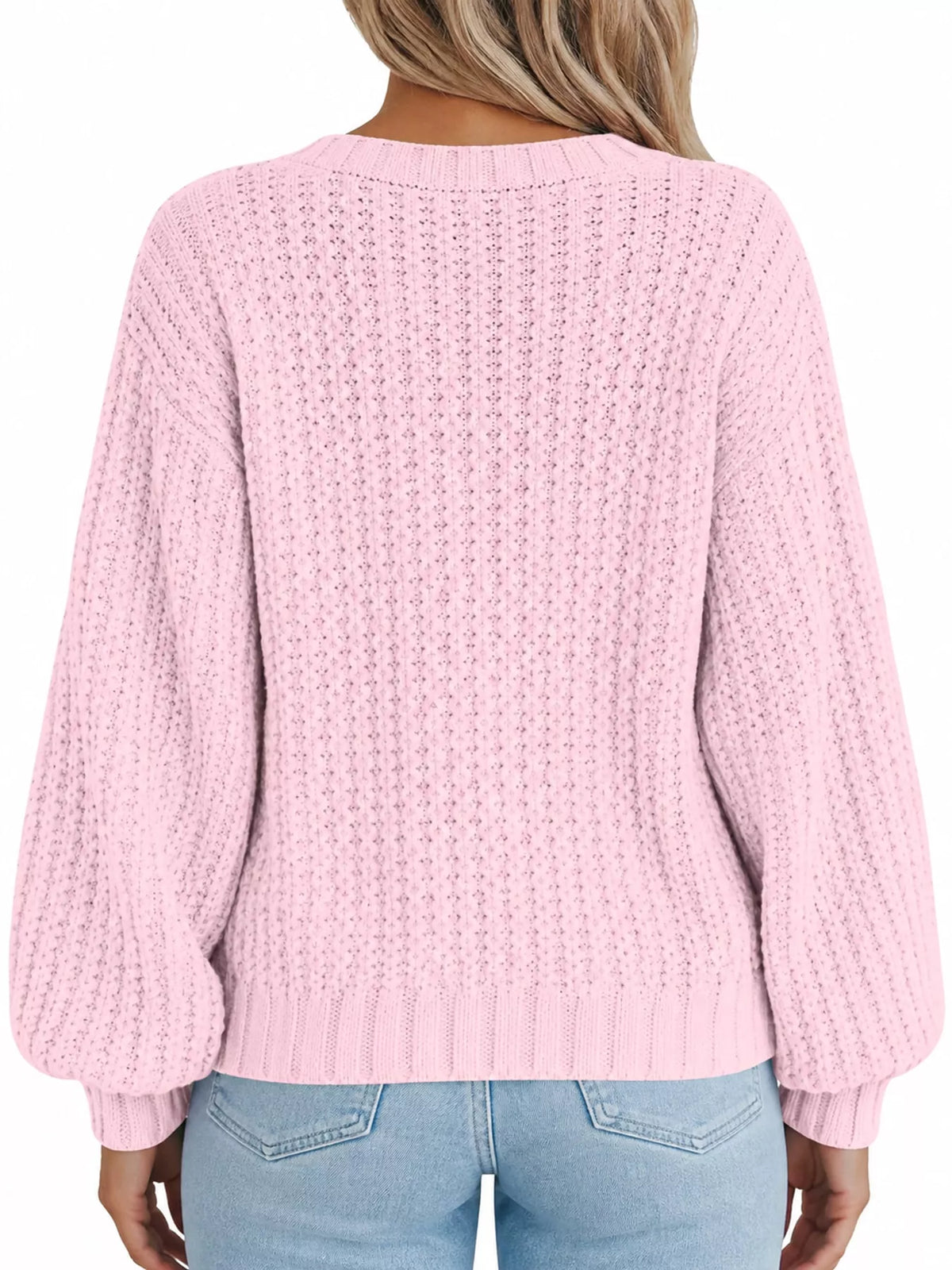Full Size Chunky Knit Button-Down Cardigan Plus Size