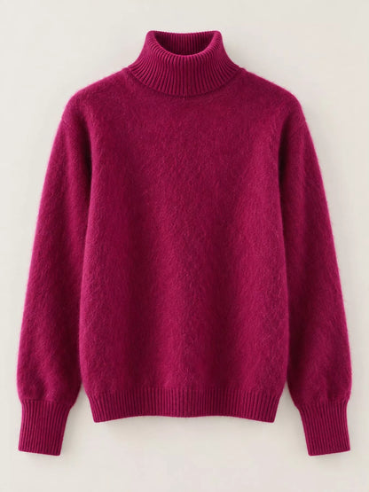 Full Size Turtleneck Long Sleeve Sweater Plus Size
