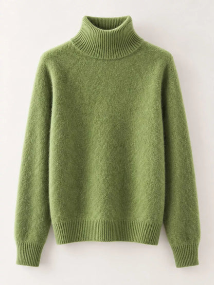 Full Size Turtleneck Long Sleeve Sweater Plus Size