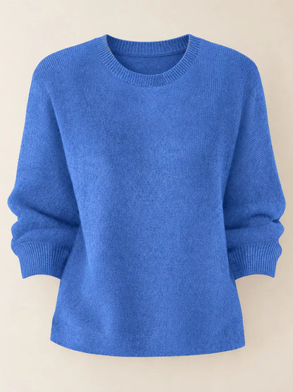 Full Size Classic Crew Neck Sweater Plus Size