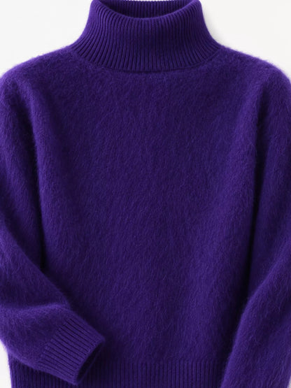 Full Size Turtleneck Long Sleeve Sweater Plus Size