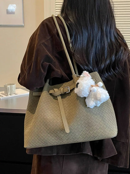 Woven Texture Shoulder Bag