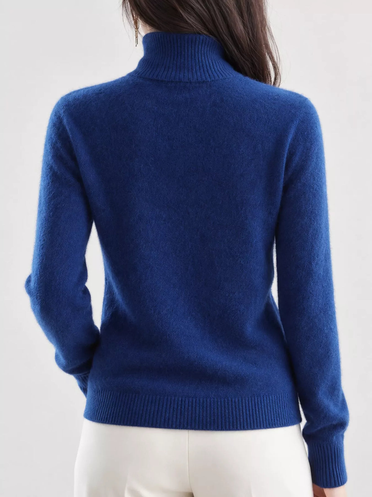 Full Size Turtleneck Long Sleeve Sweater Plus Size