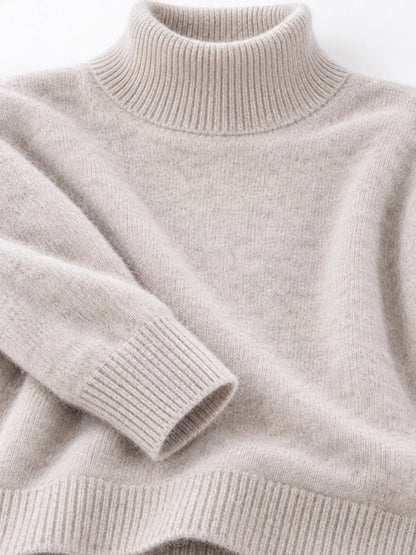 Full Size Turtleneck Long Sleeve Sweater Plus Size