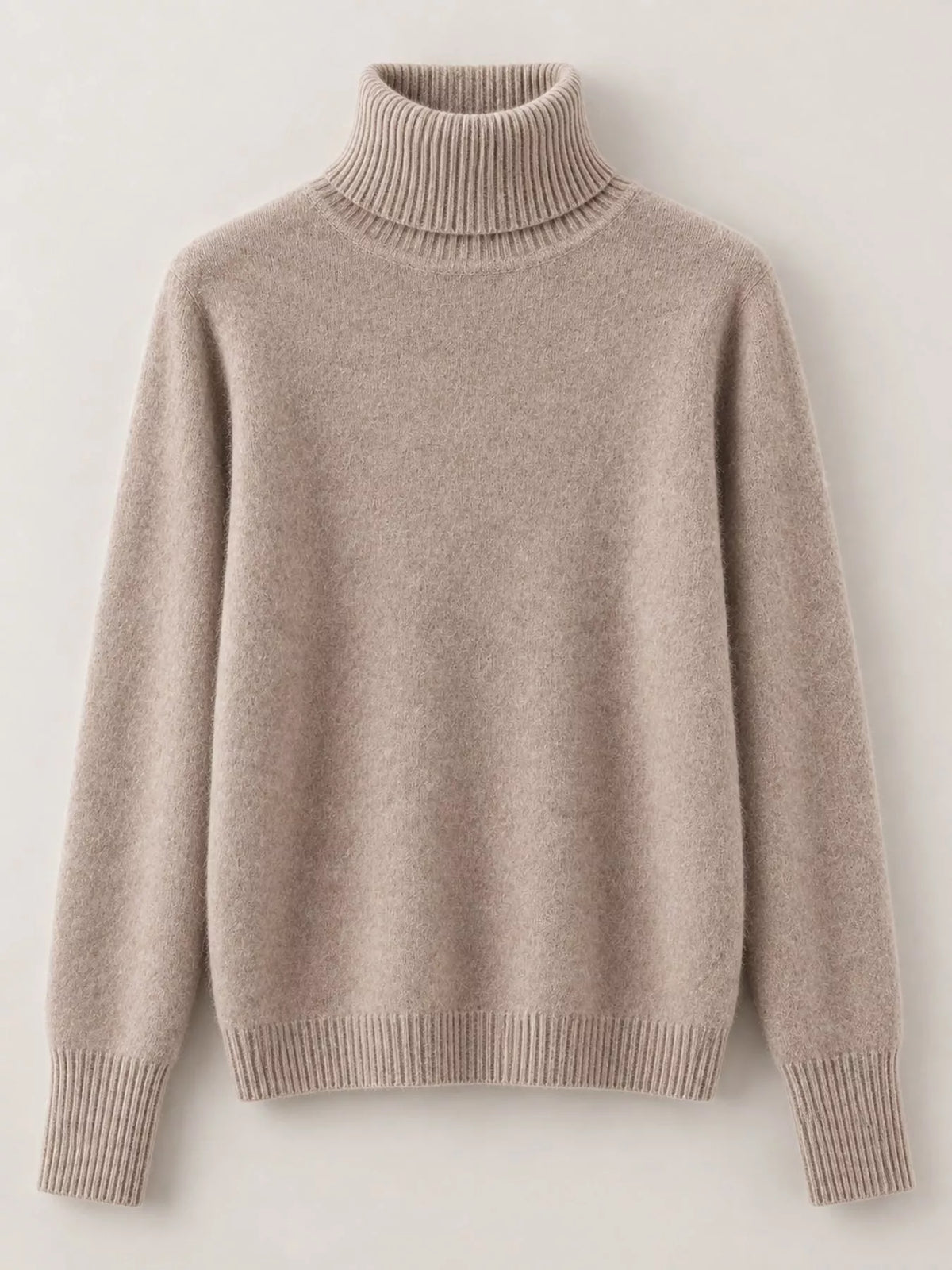 Full Size Turtleneck Long Sleeve Sweater Plus Size