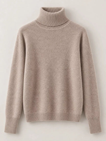 Full Size Turtleneck Long Sleeve Sweater Plus Size