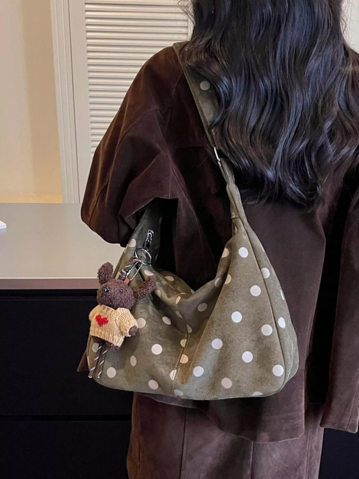 Polka Dot Shoulder Bag