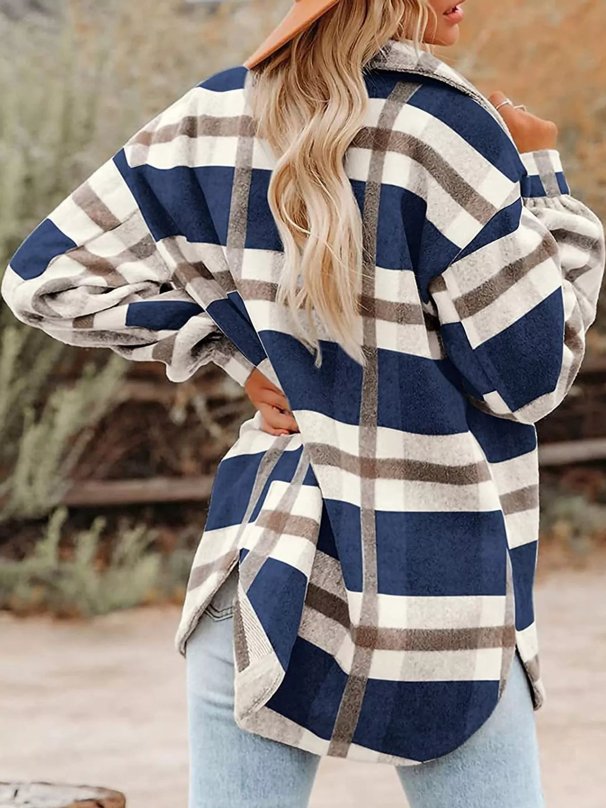 Plaid Button Up Shacket