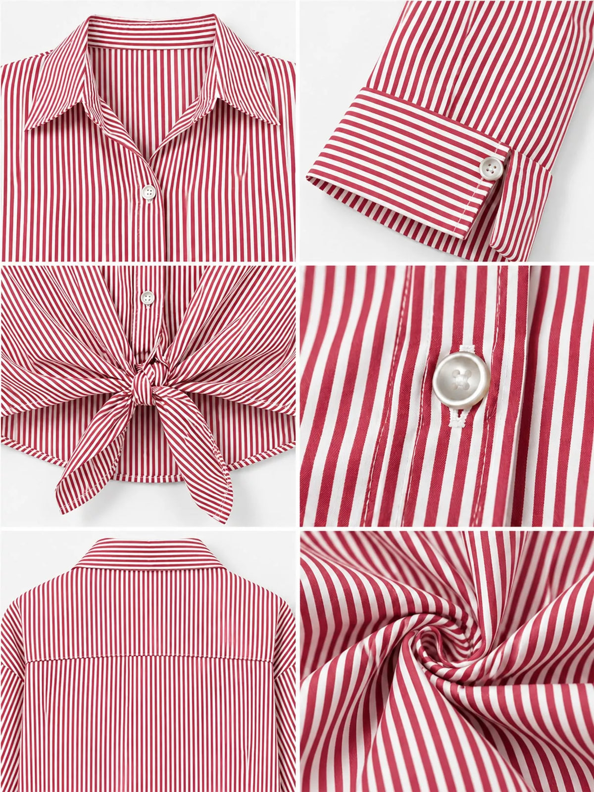 Casual Striped Button-Down Shirt