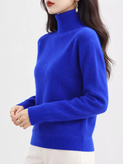 Full Size Turtleneck Long Sleeve Sweater Plus Size