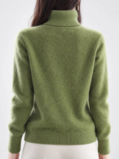 Full Size Turtleneck Long Sleeve Sweater Plus Size