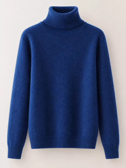 Full Size Turtleneck Long Sleeve Sweater Plus Size