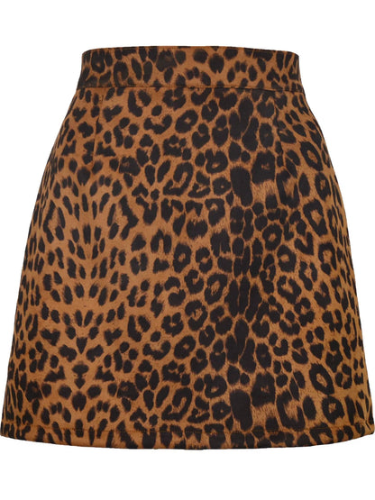 High-Waisted Slit Skirt