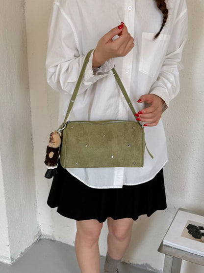 Studded Embellished Shoulder Bag