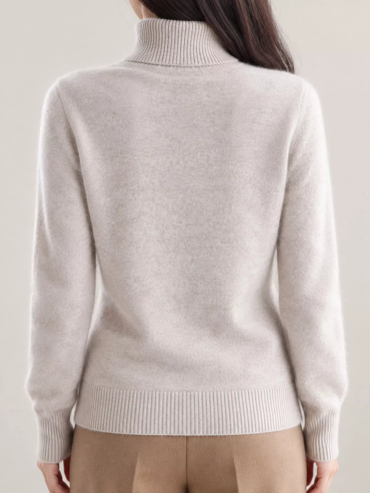 Full Size Turtleneck Long Sleeve Sweater Plus Size