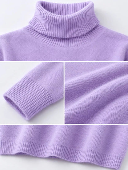 Full Size Turtleneck Long Sleeve Sweater Plus Size